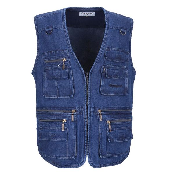 2020 new brand men's jackets cotton vest sleeveless denim solid vest casual multi-pockets regular plus size 9xl 10xl waistcoat, Black;white
2020 new brand men's jackets cotton vest sleeveless denim solid vest casual multi-pockets regular plus size 9xl 10xl waistcoat, Black;white