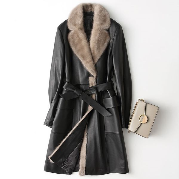 brand designer fashion down jacket 100% sheep skin women's fur coat mink soft down jacket women luxury long trench coat, Black
brand designer fashion down jacket 100% sheep skin women's fur coat mink soft down jacket women luxury long trench coat, Black
