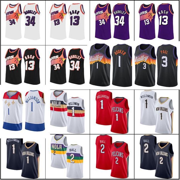 devin chris booker paul jerseys phoenix suns jersey charles steve barkley nash new zion orleans williamson pelican lonzo 2 ball, Black;red
devin chris booker paul jerseys phoenix suns jersey charles steve barkley nash new zion orleans williamson pelican lonzo 2 ball, Black;red