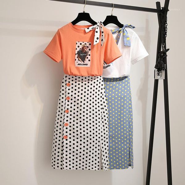 women's two piece pants 2021 summer women polka dot print 2 clothing set character pattern bow tshirt button split bodycon mid calf ski, White
women's two piece pants 2021 summer women polka dot print 2 clothing set character pattern bow tshirt button split bodycon mid calf ski, White