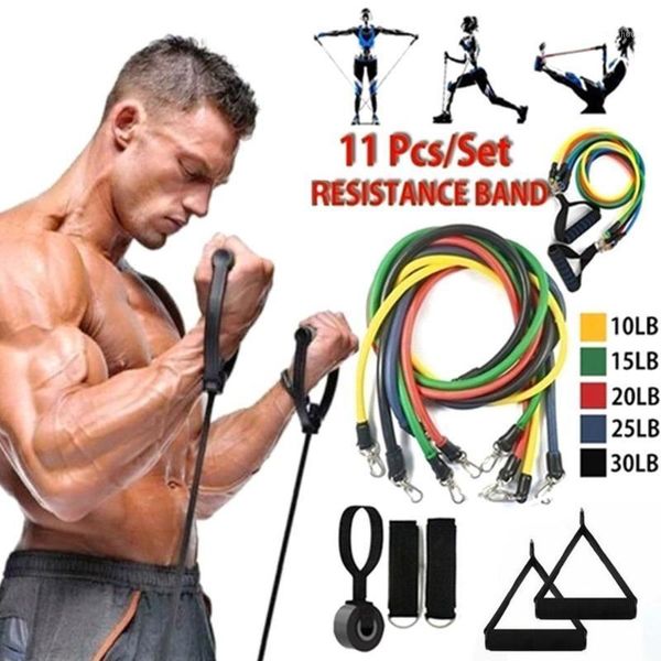resistance bands 11pcs chest expander elastic rope muscle training equipment portable fitness pull stretch arm apparatus practical removable
resistance bands 11pcs chest expander elastic rope muscle training equipment portable fitness pull stretch arm apparatus practical removable