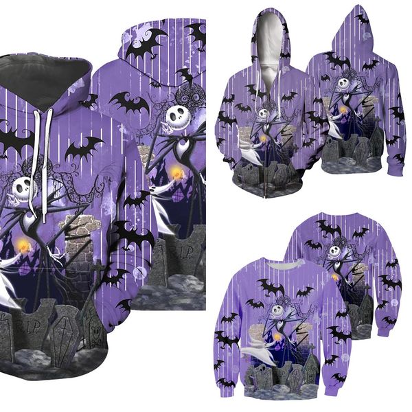 2019 хэллоуин мужская мода толстовки jack скеллингтона 3d печатные hoodie / zip hoodie unisex casual tracksuit уличной, Black
2019 хэллоуин мужская мода толстовки jack скеллингтона 3d печатные hoodie / zip hoodie unisex casual tracksuit уличной, Black