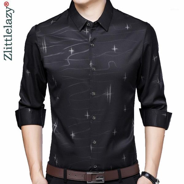 2020 brand long sleeve men social shirt spring streetwear casual striped shirts dress mens slim regular fit clothes fashions 0431, White;black
2020 brand long sleeve men social shirt spring streetwear casual striped shirts dress mens slim regular fit clothes fashions 0431, White;black