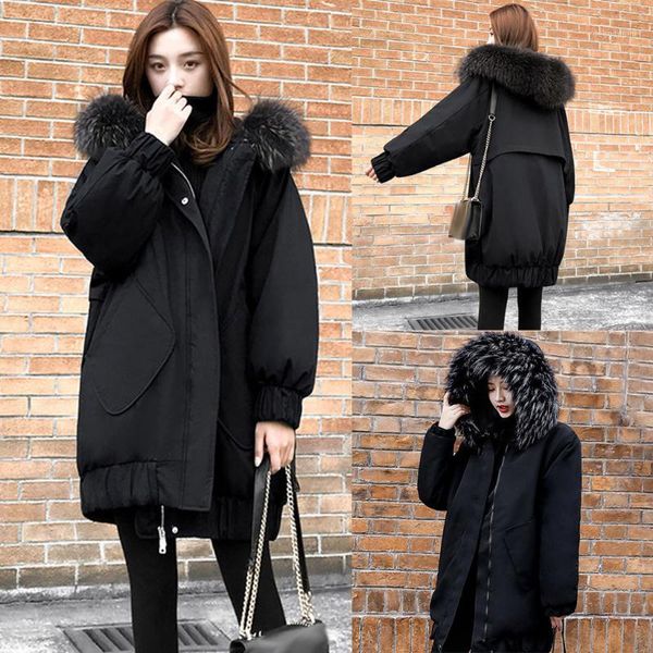 women's down & parkas womens thicken outerwear long sleeve hooded jackets cotton pockets coats women women1, Black
women's down & parkas womens thicken outerwear long sleeve hooded jackets cotton pockets coats women women1, Black