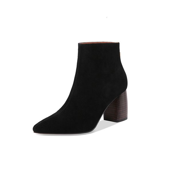 cow 2021 suede women's boots size pointed to solid winter shoes warm all game 3 colors f96s, Black
cow 2021 suede women's boots size pointed to solid winter shoes warm all game 3 colors f96s, Black