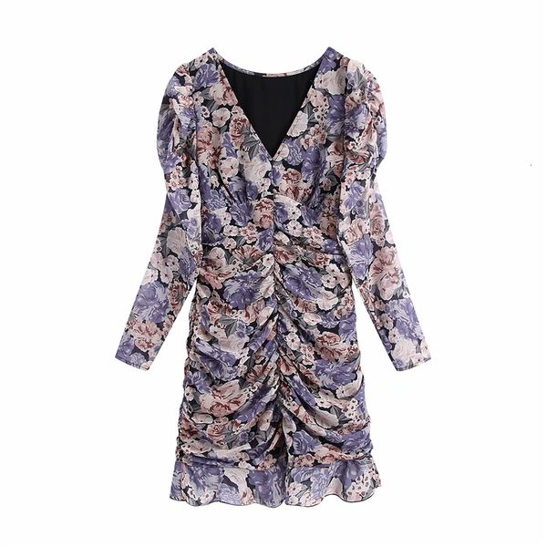 2021 new vintage women v-neck chiffon draped es fashion ladies floral print sweet female elegant slim ruffles vestidos cx67, Black;gray
2021 new vintage women v-neck chiffon draped es fashion ladies floral print sweet female elegant slim ruffles vestidos cx67, Black;gray