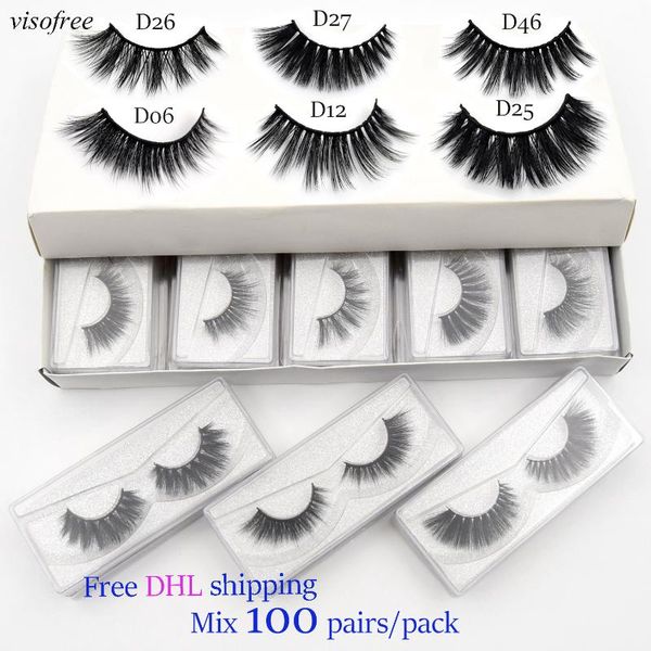 false eyelashes 100pairs/pack viso3d faux mink makeup dramatic fake wholesale lashes bulk maquillaje cils
false eyelashes 100pairs/pack viso3d faux mink makeup dramatic fake wholesale lashes bulk maquillaje cils