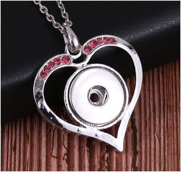 new heart snaps jewelry metal rhinestone snap button necklaces 18mm 20mm snap pendant necklace for women girls diy bbywtp, Silver
new heart snaps jewelry metal rhinestone snap button necklaces 18mm 20mm snap pendant necklace for women girls diy bbywtp, Silver