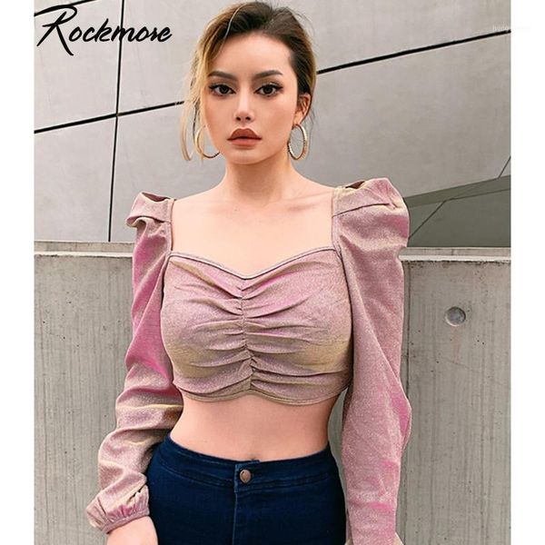 rockmore puff sleeve pleated lurex tshirt women crop square collar backless casual tee shirts streetwear t-shirt femme1, White
rockmore puff sleeve pleated lurex tshirt women crop square collar backless casual tee shirts streetwear t-shirt femme1, White