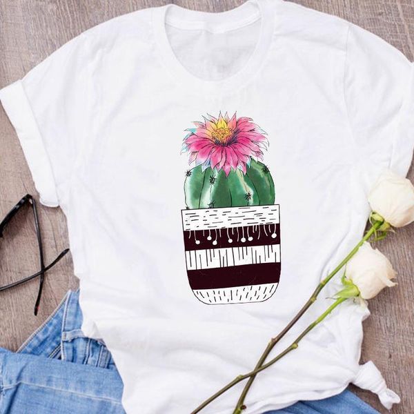 женщины графические дамы мультфильм кактус цветок с коротким рукавом 90s одежда леди одежда tees print tops женская футболка женская футболк, White
женщины графические дамы мультфильм кактус цветок с коротким рукавом 90s одежда леди одежда tees print tops женская футболка женская футболк, White