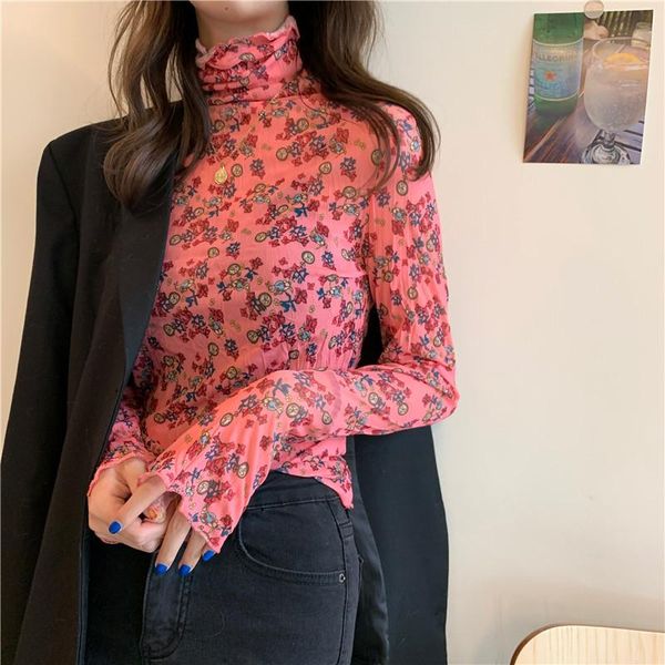 women's t-shirt floral base chiffon shirt spring dress 2021 foreign style small long sleeve green top, White
women's t-shirt floral base chiffon shirt spring dress 2021 foreign style small long sleeve green top, White