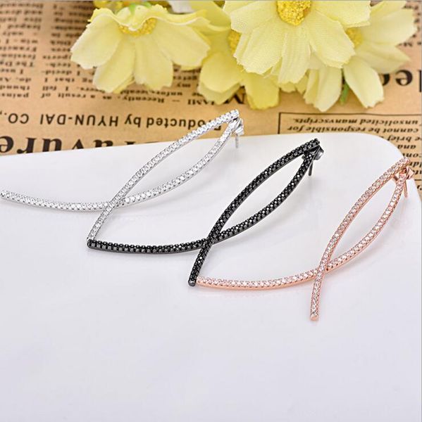 2021 fashion front back new design skinny delicate bar cz bar curved fashion elegant women bling earring, Silver
2021 fashion front back new design skinny delicate bar cz bar curved fashion elegant women bling earring, Silver