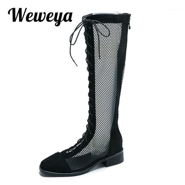 weweya gothic lace up over knee boots women boots ladies shoes woman square heel rubber flock autumn overknee botas mujer1, Black
weweya gothic lace up over knee boots women boots ladies shoes woman square heel rubber flock autumn overknee botas mujer1, Black