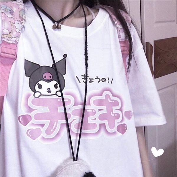 японский kawaii девушка футболка harajuku женщины футболки аниме графические тройники топы летняя одежда корейский подростковая одежда, White
японский kawaii девушка футболка harajuku женщины футболки аниме графические тройники топы летняя одежда корейский подростковая одежда, White