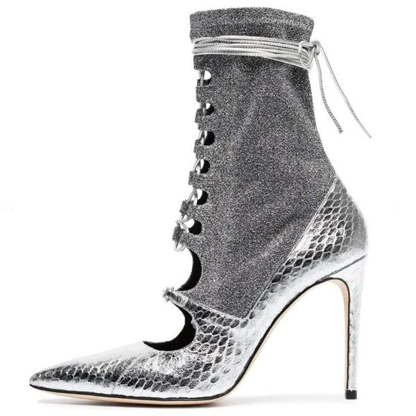 boots glitter silver leather cut out ankle stretch sequins fabric patchwork heels sandals female bling short, Black
boots glitter silver leather cut out ankle stretch sequins fabric patchwork heels sandals female bling short, Black