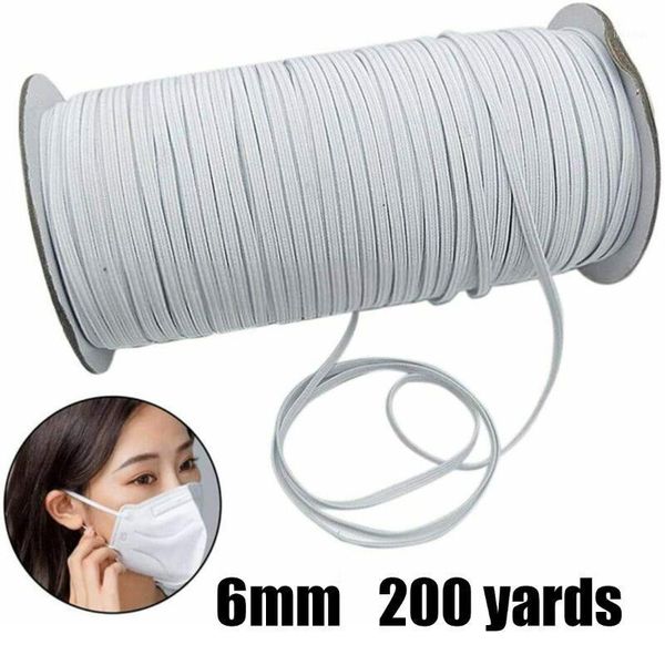 200 yards 6mm flat elastic band briaded knit string cord rope for sewing crafts white black elastic band1, Black;white
200 yards 6mm flat elastic band briaded knit string cord rope for sewing crafts white black elastic band1, Black;white