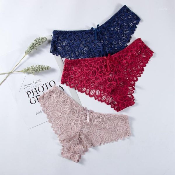 bow breathable low-rise female comfortable lingerie briefs new lace panties for women girls underwear flower panty1, Black;pink 
bow breathable low-rise female comfortable lingerie briefs new lace panties for women girls underwear flower panty1, Black;pink