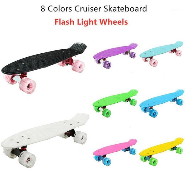 skateboarding mini cruiser skateboard 22inch children's scooter longboard retro penny board flashing wheels banana for sports1
skateboarding mini cruiser skateboard 22inch children's scooter longboard retro penny board flashing wheels banana for sports1