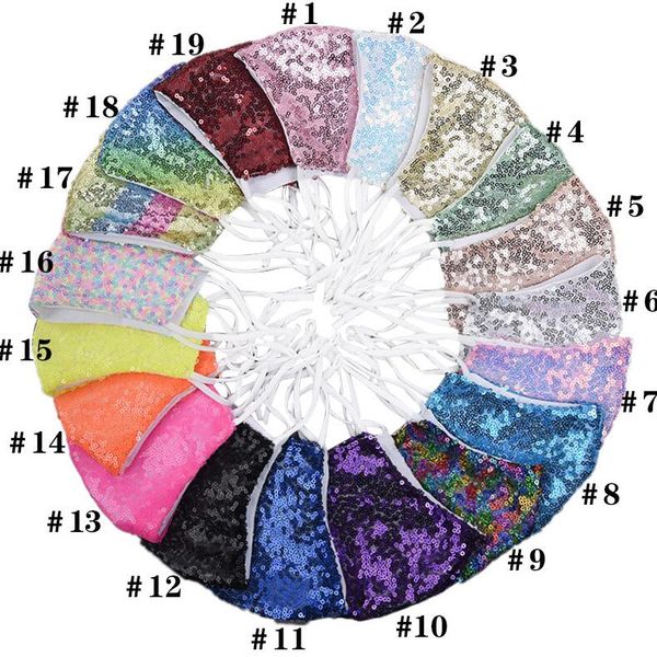 19 colour bling bling sequins protective mask pm2.5 dustproof with fliter washable face masks bar dance earloop kids party mask
19 colour bling bling sequins protective mask pm2.5 dustproof with fliter washable face masks bar dance earloop kids party mask