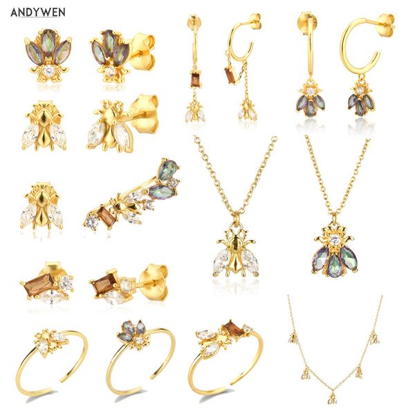 andywen 925 sterling silver 2021 winter bee collection gems tiny piercing drop animal pendant jewelry climber clips women jewels q1219 
andywen 925 sterling silver 2021 winter bee collection gems tiny piercing drop animal pendant jewelry climber clips women jewels q1219