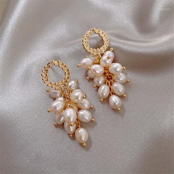 korean luxury imitation pearl gold pendant earrings for woman exquisite fashion statement earrings new jewelry accessories gift1, Silver
korean luxury imitation pearl gold pendant earrings for woman exquisite fashion statement earrings new jewelry accessories gift1, Silver