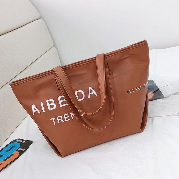 brand women's handbags luxury pu leather shoulder bags for women 2020 designer big tote bag ladies letter printing style
brand women's handbags luxury pu leather shoulder bags for women 2020 designer big tote bag ladies letter printing style