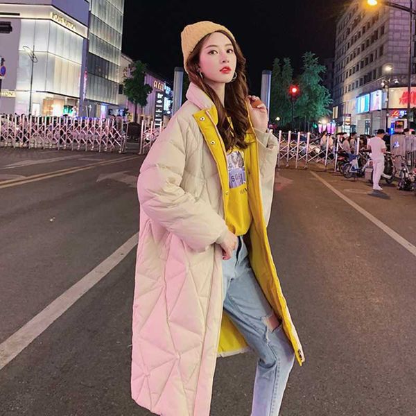new style light and thin winter korean version lady down jacket women medium and long style fashion loose coat lady clothes, Black
new style light and thin winter korean version lady down jacket women medium and long style fashion loose coat lady clothes, Black