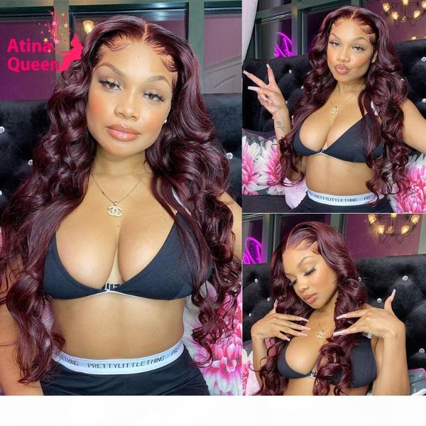 colored body wave 99j burgundy lace front wig pre plucked glueless perruque longue red human hair wigs for women 250% density, Black;brown
colored body wave 99j burgundy lace front wig pre plucked glueless perruque longue red human hair wigs for women 250% density, Black;brown