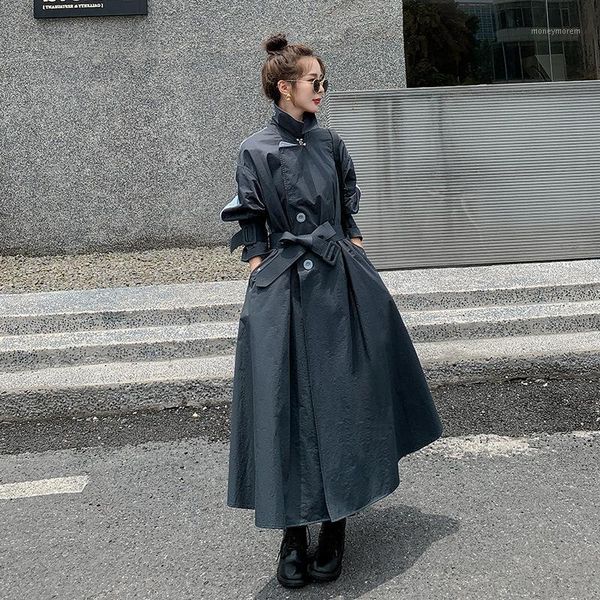women's trench coats 2021 autumn fashion women full sleeve lapel collar high street loose slim hit color windbreaker coat c4581, Tan;black
women's trench coats 2021 autumn fashion women full sleeve lapel collar high street loose slim hit color windbreaker coat c4581, Tan;black