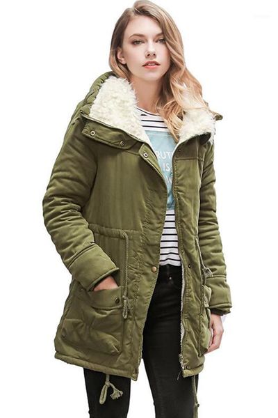 winter cotton coat women solid slim snow outwear medium-long wadded jacket thick cotton padded warm parkas army green1, Black
winter cotton coat women solid slim snow outwear medium-long wadded jacket thick cotton padded warm parkas army green1, Black
