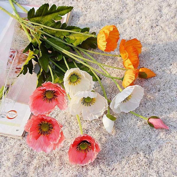 decorative flowers & wreaths artificial poppies mini real touch flower simulation for wedding party 58.5cm colorful fake flowers1
decorative flowers & wreaths artificial poppies mini real touch flower simulation for wedding party 58.5cm colorful fake flowers1