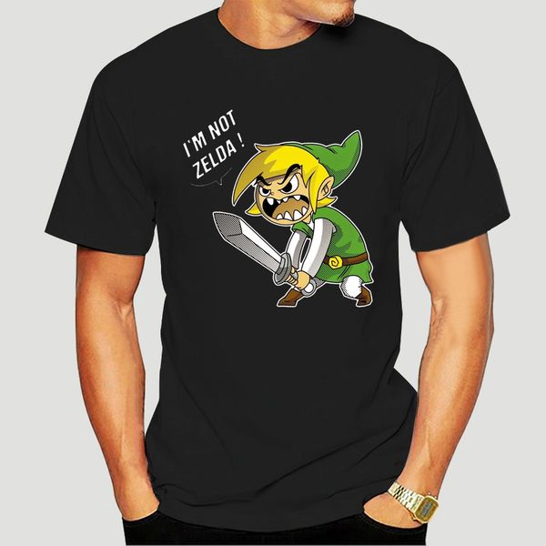 men t shirt t-shirt i am not zelda light blue tshirts women t-shirt-1615d sport hooded sweatshirt hoodie