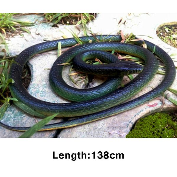 trendy fake realistic simulation rubber snake lifelike real scary toy prank party joke halloween one pieces q0115
trendy fake realistic simulation rubber snake lifelike real scary toy prank party joke halloween one pieces q0115