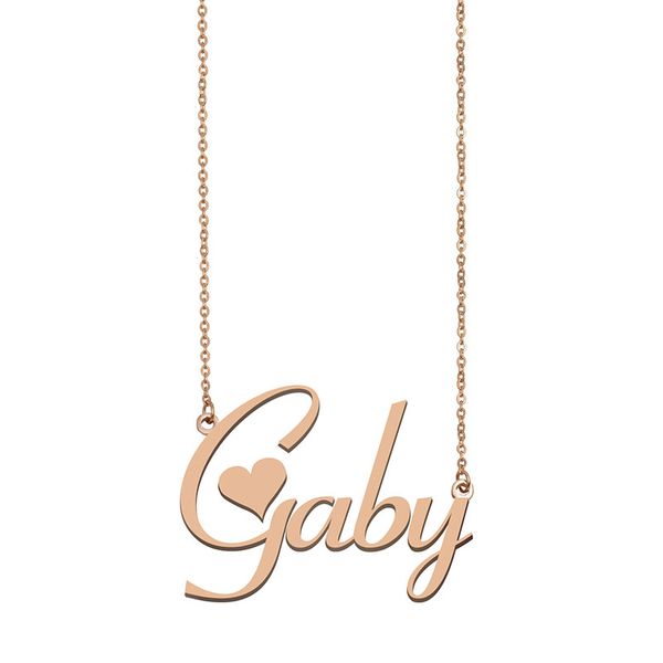 gaby custom name necklace personalized pendant for men boys birthday gift friends jewelry 18k gold plated stainless steel, Silver
gaby custom name necklace personalized pendant for men boys birthday gift friends jewelry 18k gold plated stainless steel, Silver