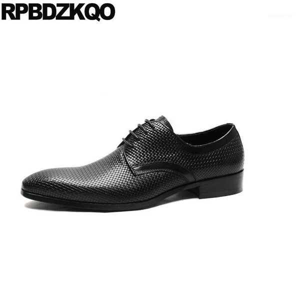 dress shoes brand black woven european derby italian real leather formal pointed toe oxfords braided runway business italy men1
dress shoes brand black woven european derby italian real leather formal pointed toe oxfords braided runway business italy men1