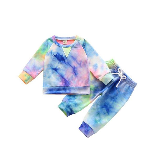 clothing sets 2021 autumn baby kids girls boys clothes set tie-dye homewear long sleeve pullover+trousers pants 2pcs suit 0-2t, White
clothing sets 2021 autumn baby kids girls boys clothes set tie-dye homewear long sleeve pullover+trousers pants 2pcs suit 0-2t, White