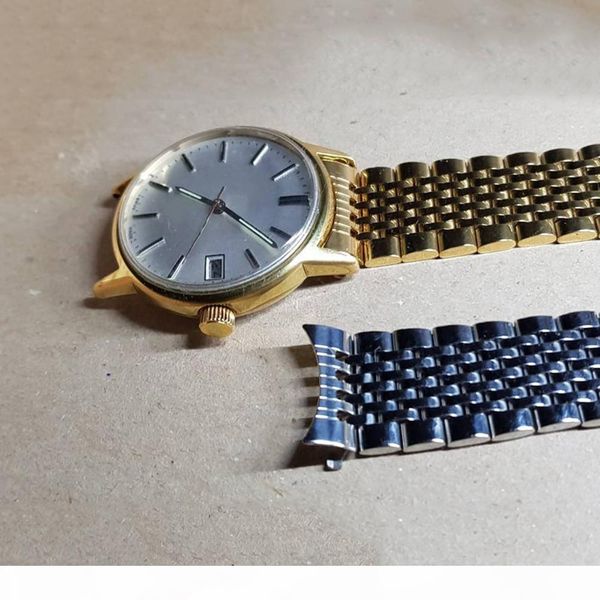 18 20mm silver gold watch strap bands solid 316l stainless steel with hollow link luxury watchbands bracelet clasp buckle for ome omega new, Black;brown
18 20mm silver gold watch strap bands solid 316l stainless steel with hollow link luxury watchbands bracelet clasp buckle for ome omega new, Black;brown