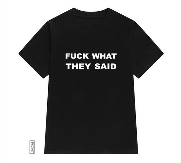 что они сказали письмо печати женщины tshirt хлопок повседневной смешной футболки для леди девушка топ tee hipster tumblr ins падение na, White
что они сказали письмо печати женщины tshirt хлопок повседневной смешной футболки для леди девушка топ tee hipster tumblr ins падение na, White