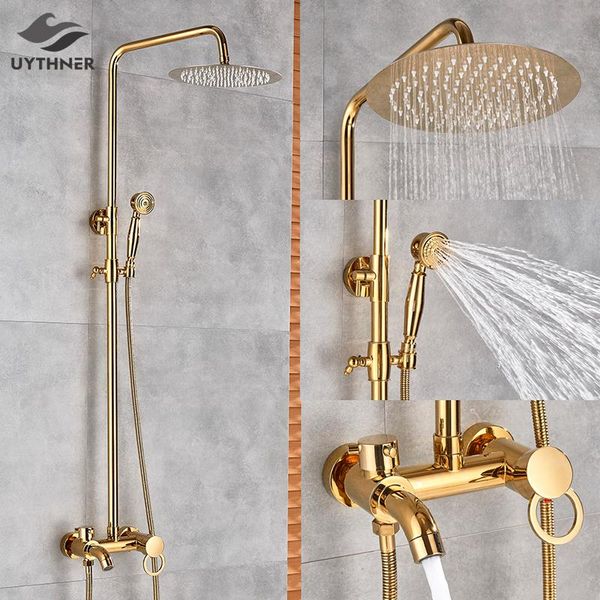 gold polish bathroom rain shower faucet bath shower mixer tap 8 rainfall head bath shower set bathtub faucet wall mounted bbybmd bwkf
gold polish bathroom rain shower faucet bath shower mixer tap 8 rainfall head bath shower set bathtub faucet wall mounted bbybmd bwkf