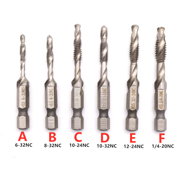 cim3-m10 screw tap drill bits taps hex 6.35mm shank titanium plated hss 4341 screw silver tone thread metric tap drill bits
cim3-m10 screw tap drill bits taps hex 6.35mm shank titanium plated hss 4341 screw silver tone thread metric tap drill bits