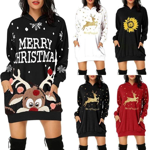 new christmas dress women fashion christmas hoodie bag hip pocket print hoodie fashion dress dresses for women, Black;gray
new christmas dress women fashion christmas hoodie bag hip pocket print hoodie fashion dress dresses for women, Black;gray