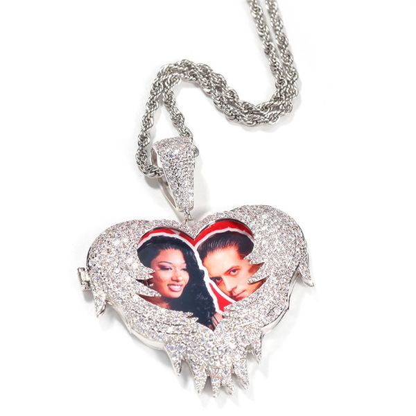 ale men women angle heart custom made p medallions pendant necklace with 24inch rope chain nice gift for friend for family, Silver
ale men women angle heart custom made p medallions pendant necklace with 24inch rope chain nice gift for friend for family, Silver