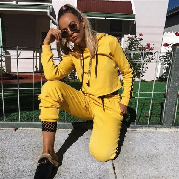 new 2pcs women ladies tracksuit crop hoodies sweatshirt pants sets leisure wear casual suit clothes set, Gray
new 2pcs women ladies tracksuit crop hoodies sweatshirt pants sets leisure wear casual suit clothes set, Gray