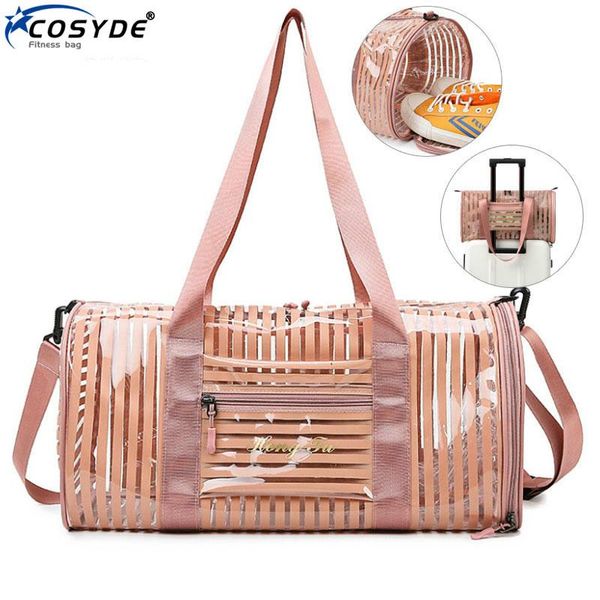 2021 clear pvc gym swimming bag dwaterproof water strip round sports bags for women men transparent swim beach pool fitness bag
2021 clear pvc gym swimming bag dwaterproof water strip round sports bags for women men transparent swim beach pool fitness bag