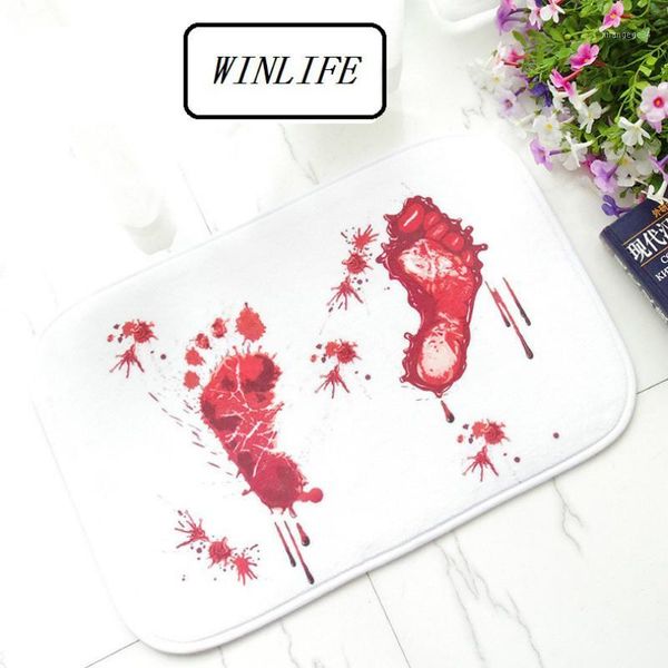winlife creative rugs bloody footprint pattern mats anti-skid rugs for bedroom/bathroom/hallowmas entrance doormat 40cm*60cm1
winlife creative rugs bloody footprint pattern mats anti-skid rugs for bedroom/bathroom/hallowmas entrance doormat 40cm*60cm1