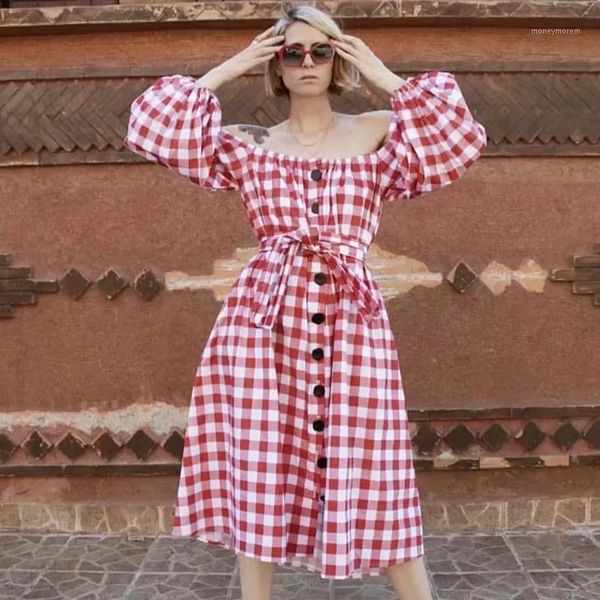 casual dresses foridol plaid red long dress women off shoulder sash button vintage checkered maxi vestidos autumn winter1, Black;gray
casual dresses foridol plaid red long dress women off shoulder sash button vintage checkered maxi vestidos autumn winter1, Black;gray