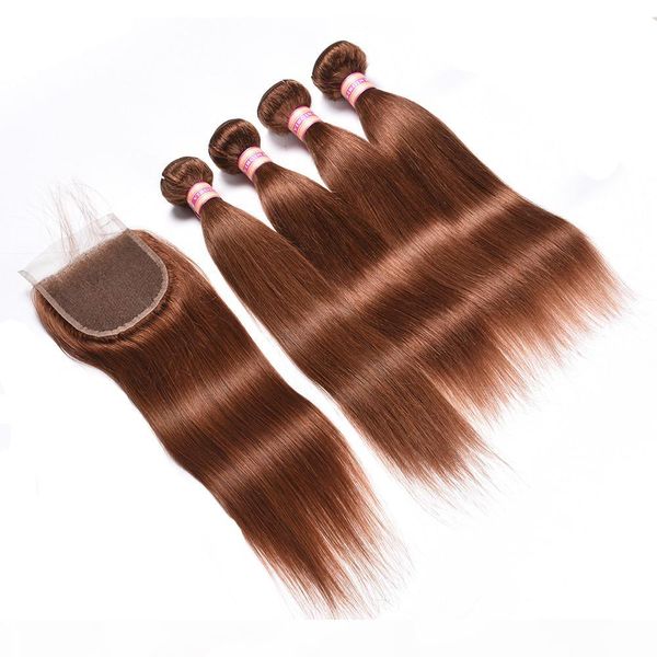 brazilian straight human hair bundles with lace closure part remy hair weave 3 bundles with closure 30#, Black;brown
brazilian straight human hair bundles with lace closure part remy hair weave 3 bundles with closure 30#, Black;brown