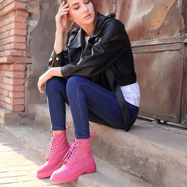 boots sarairis 2021 arrivals shoelace comfortable motorcycle woman shoes cow suede solid low heel ankle bootie, Black
boots sarairis 2021 arrivals shoelace comfortable motorcycle woman shoes cow suede solid low heel ankle bootie, Black