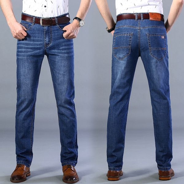 men's summer jeans and jeanspants and jeansthin loose business straight elastic breathable medium high waist jeans pants 6329 odwo3, Blue
men's summer jeans and jeanspants and jeansthin loose business straight elastic breathable medium high waist jeans pants 6329 odwo3, Blue