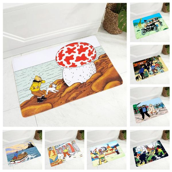 super soft flannel carpet adventures of tintin print doormat for hallway bedroom non-slip decor cartoon floor doormat 40x60cm
super soft flannel carpet adventures of tintin print doormat for hallway bedroom non-slip decor cartoon floor doormat 40x60cm
